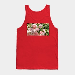 Paris Pink Rose Bush Tank Top